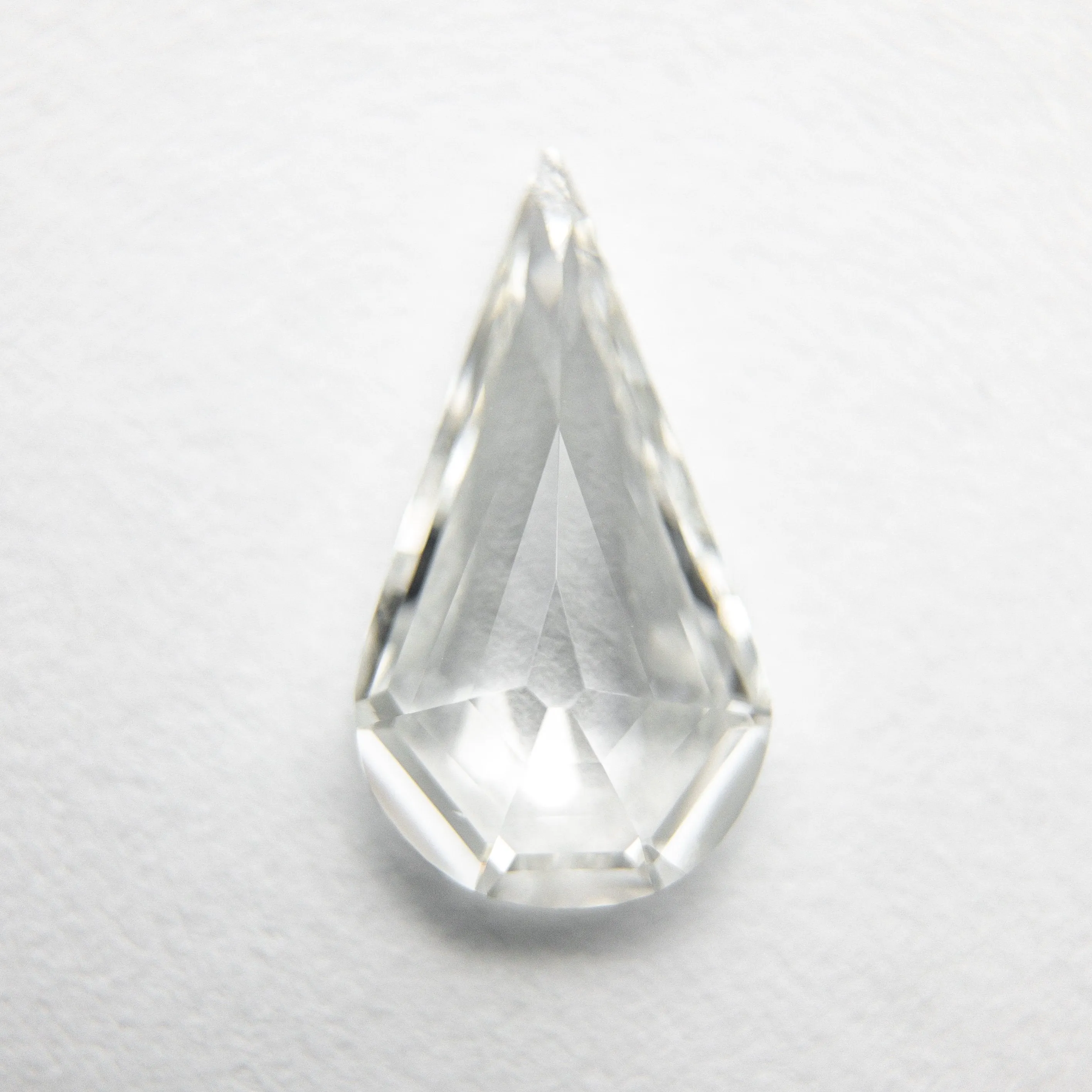 0.93ct 10.65x5.88x2.32mm GIA VS2 G Pear Step Cut 18395-01