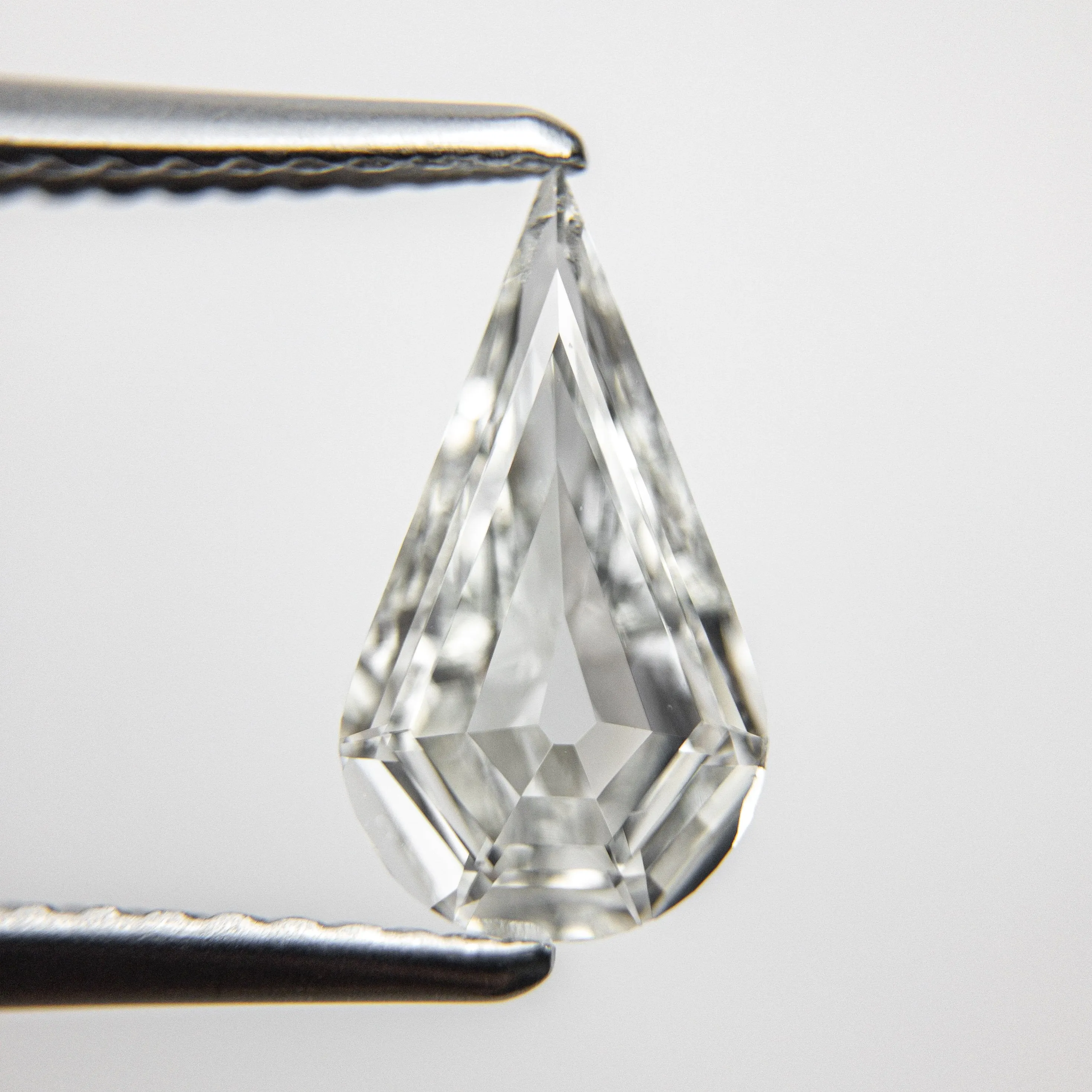 0.93ct 10.65x5.88x2.32mm GIA VS2 G Pear Step Cut 18395-01