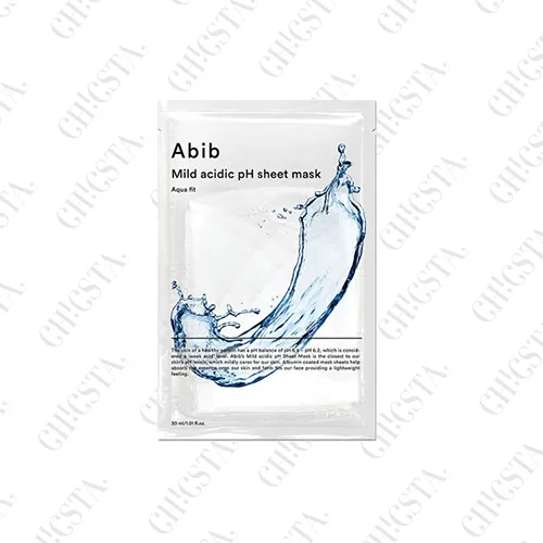 Abib Mild Acidic PH  Sheet Mask Aqua Fit - 10 Sheets