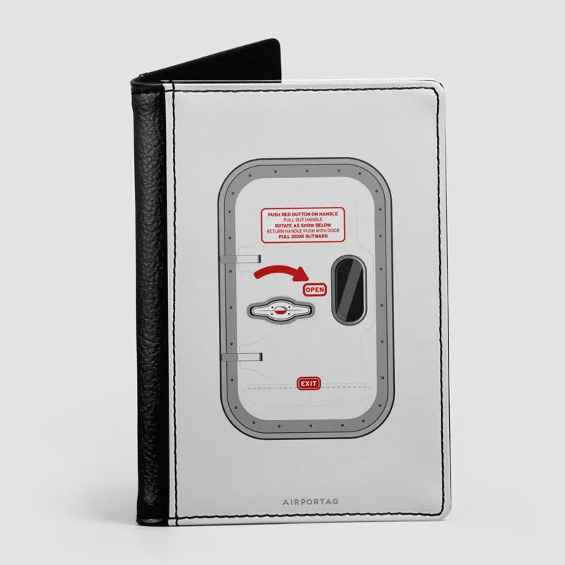 Airplane Door Icon - Passport Cover