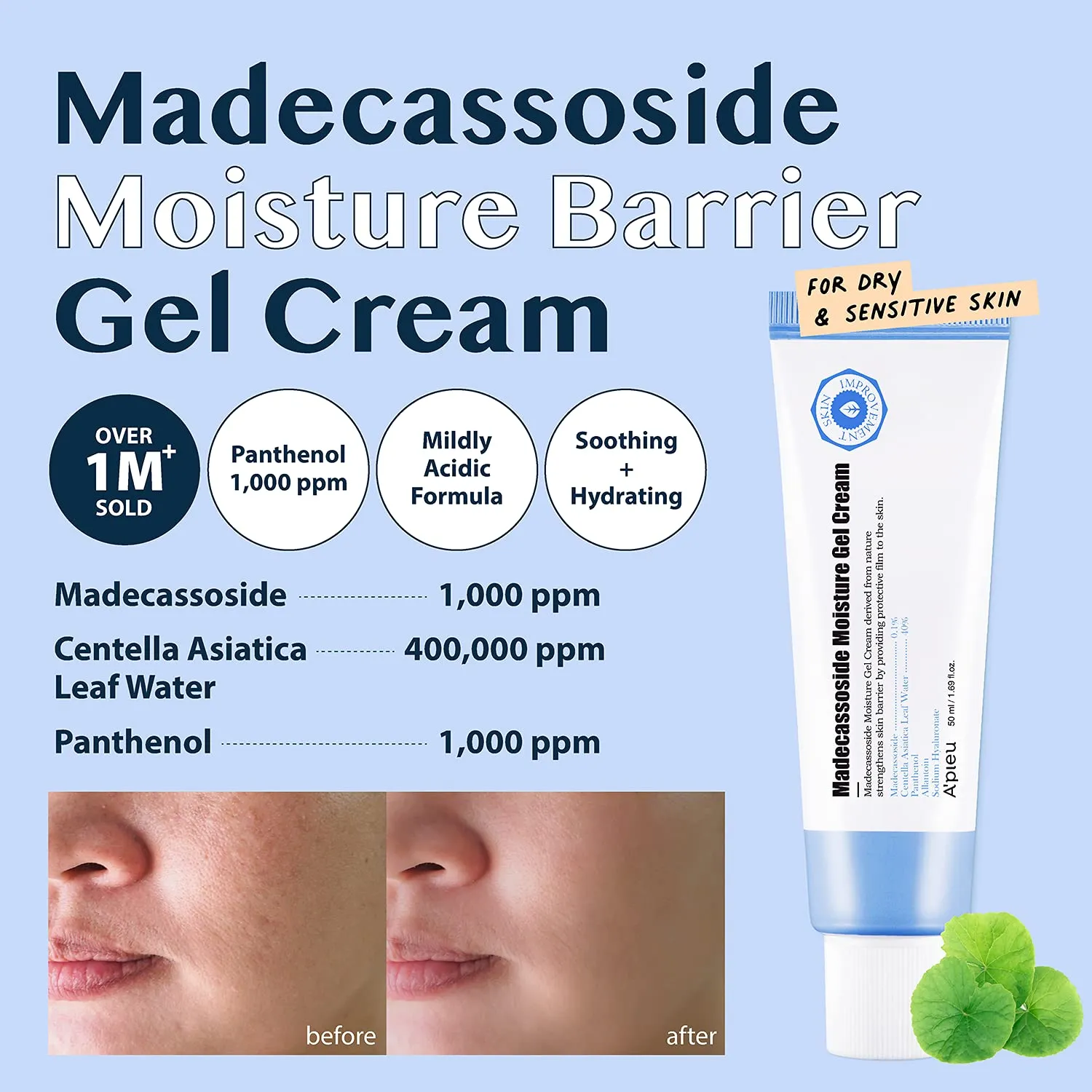 A'pieu Madecassoside Moisture Gel Cream - 50ML