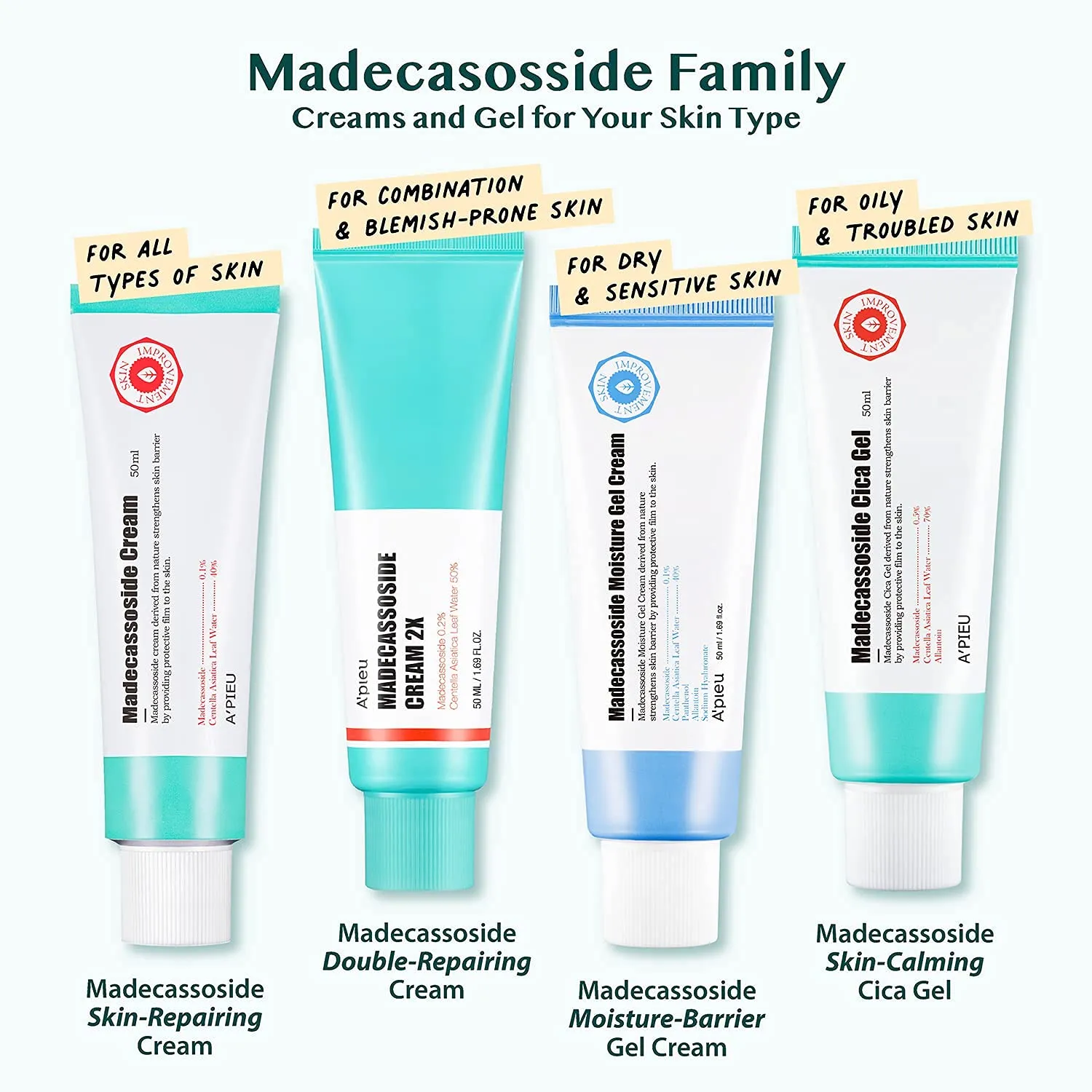 A'pieu Madecassoside Moisture Gel Cream - 50ML