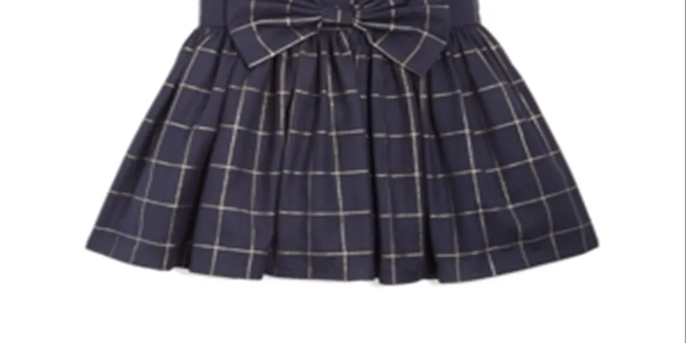 Bardot Girl's Bowie Check Dress Blue Size 0