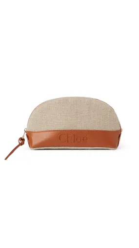 Chloé Sense Makeup Bag - Caramel