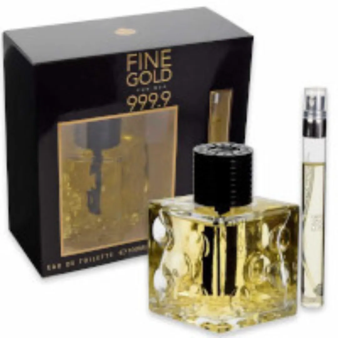 Coffret Fine Gold homme Fine Gold 999.9 Eau de Toilette 100Ml +15 Ml