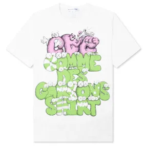 Comme Des Garcons SHIRT x KAWS S/S Tee - White/Print 4