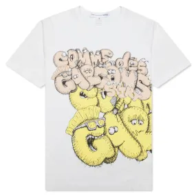 Comme Des Garcons SHIRT x KAWS S/S Tee - White/Print 5