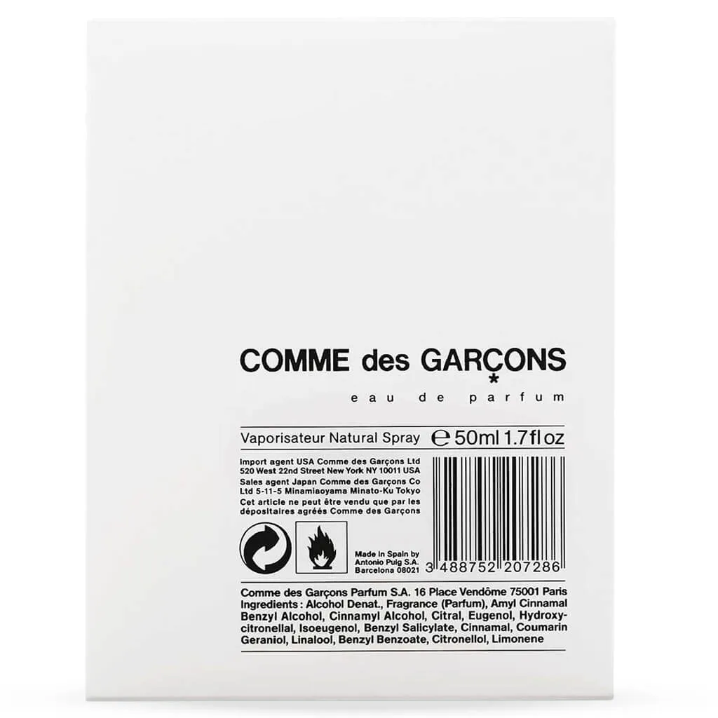 Comme des Garçons Eau De Parfum - 50ML