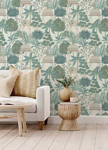 Esselle Home Exotic Pavilion Wallpaper | Kaleidoscope