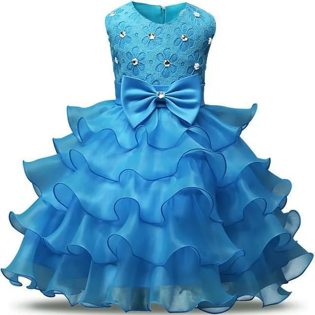 Girls Dress, Girls Party Dress For Kids 3-7 Yrs