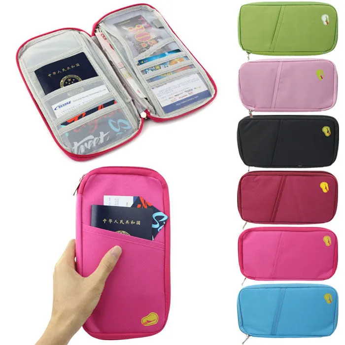 Goforward Travel Passport Credit ID Card Cash Holder Organizer Wallet Purse Case Bag