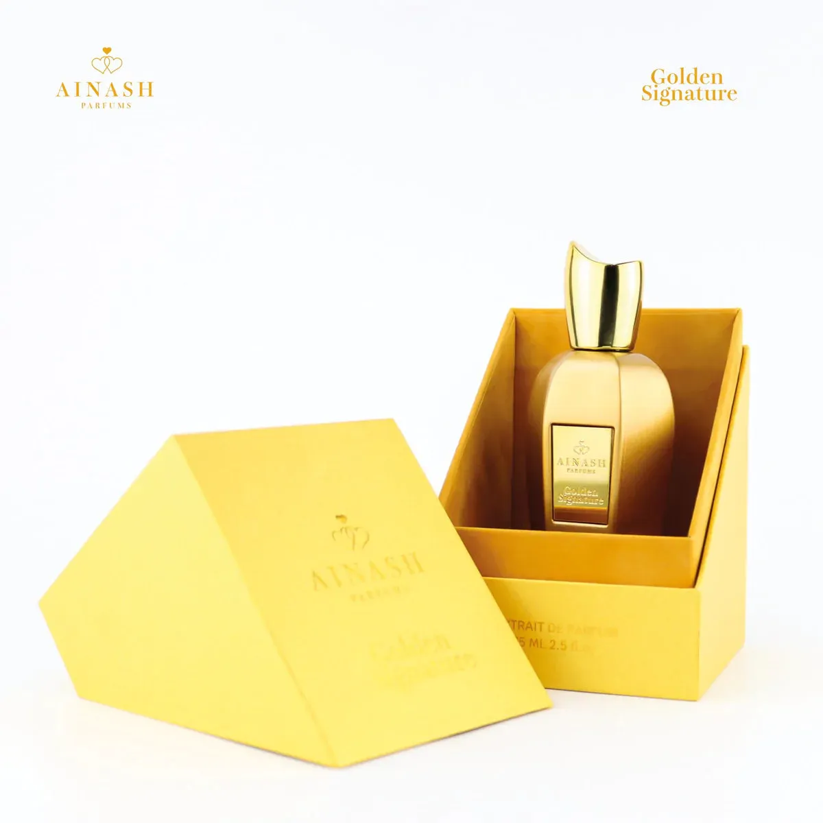 Golden Signature Extrait De Parfum 2.5 oz 75 ml By Ainash Parfums