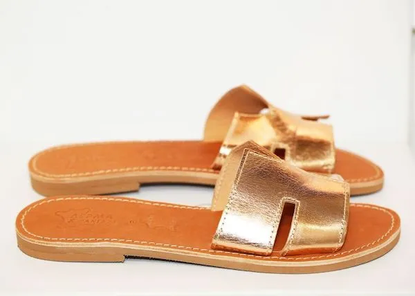 H Sandals Gold