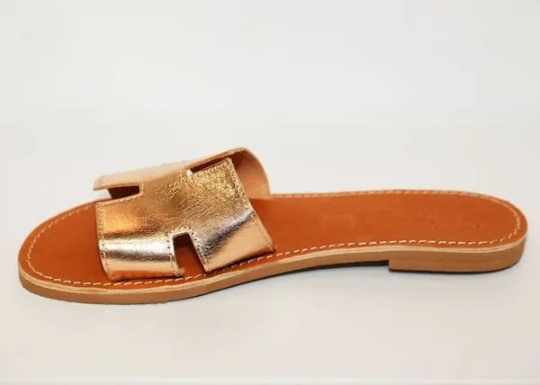 H Sandals Gold