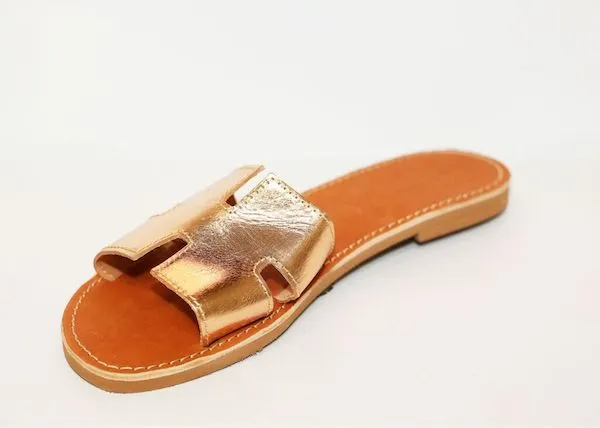 H Sandals Gold