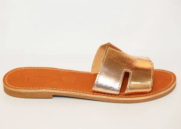 H Sandals Gold