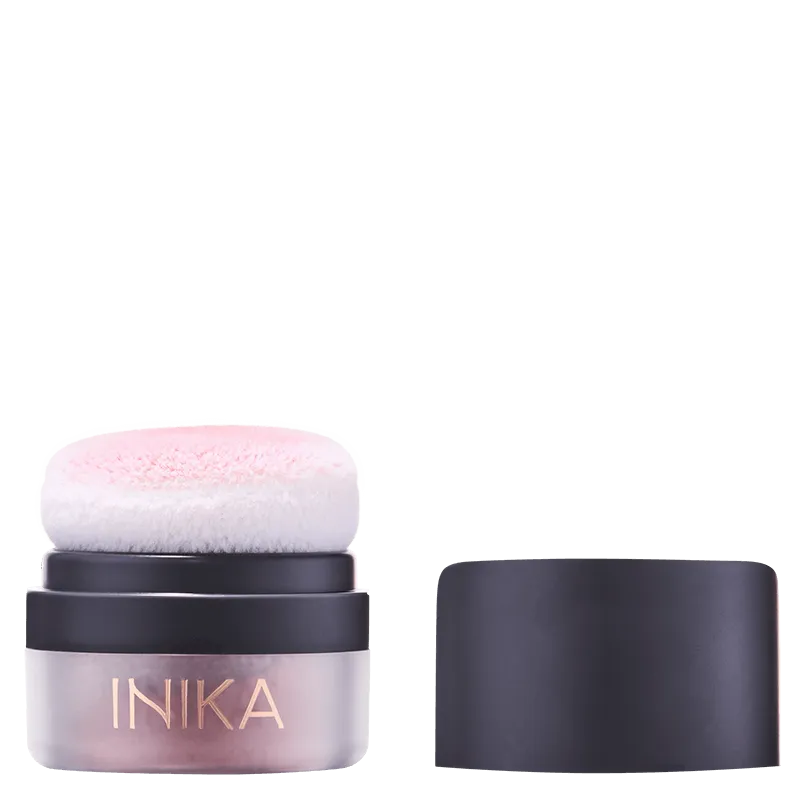 INIKA Organic Blush Puff Pot - Rosy Glow