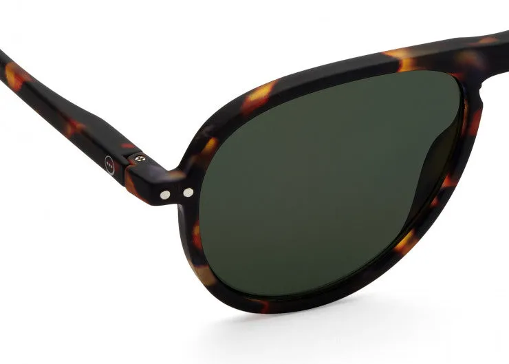 Izipizi Sun #I tortoise - green lenses