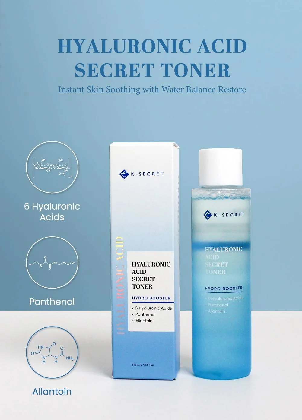 K-Secret Hyaluronic Acid Secret Toner