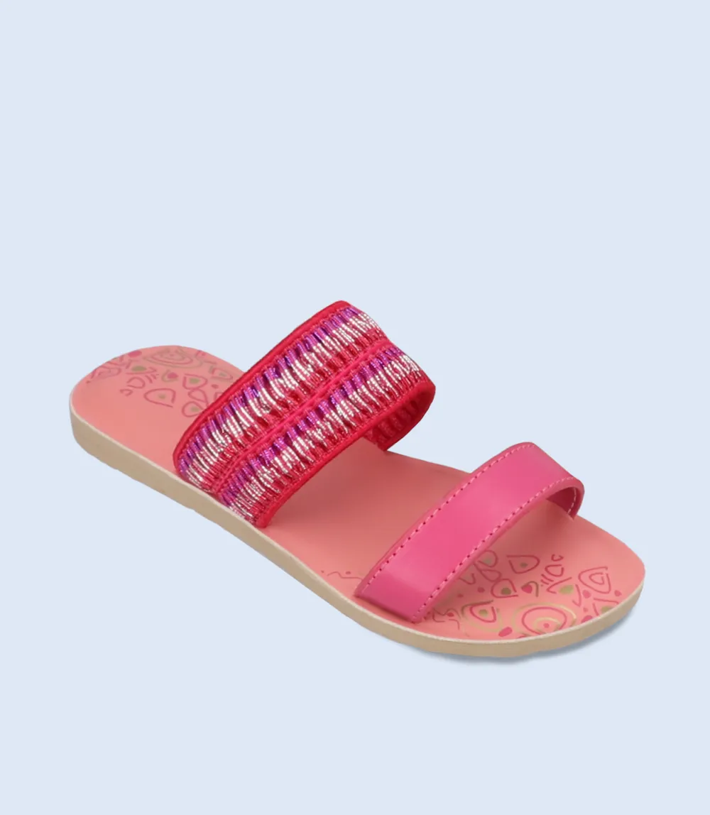 KG0134-FUSCHIA-Girls Slippers