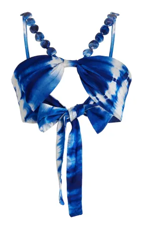 Kilentar Exclusive Wata Tie-Dyed Crepe Bra Top