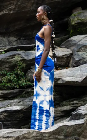 Kilentar Exclusive Wata Tie-Dyed Maxi Dress