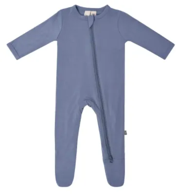 Kyte Baby Zippered Footie- Slate