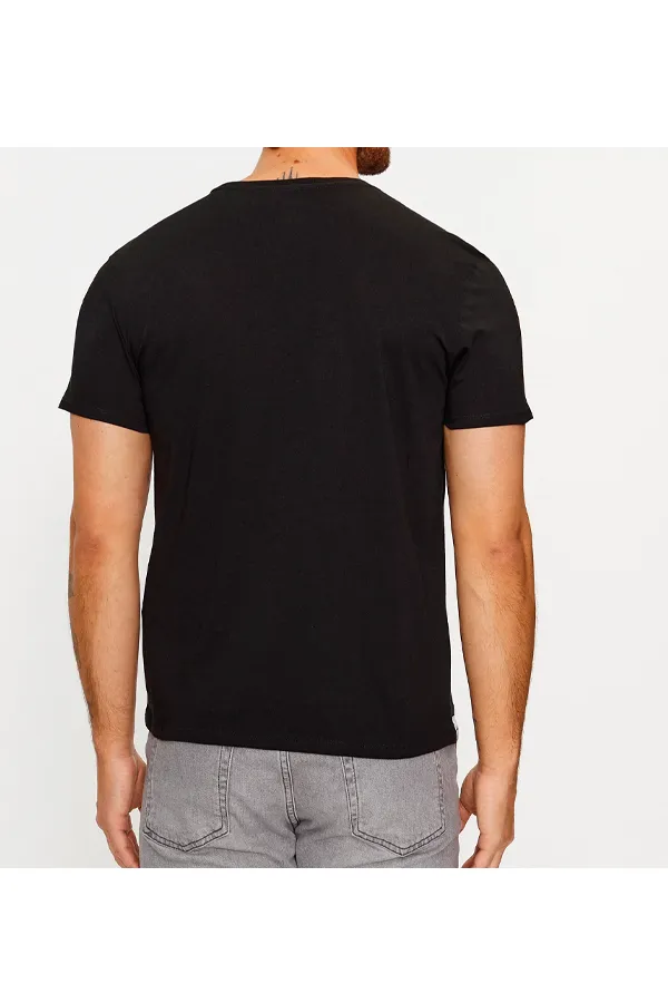 Lacoste 3-Pack Crew Tee Plain Cotton Black