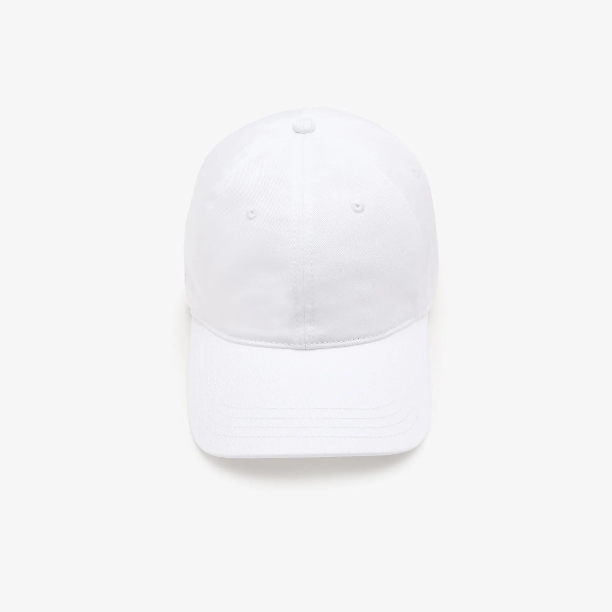 Lacoste - Casquette blanc en twill de coton biologique