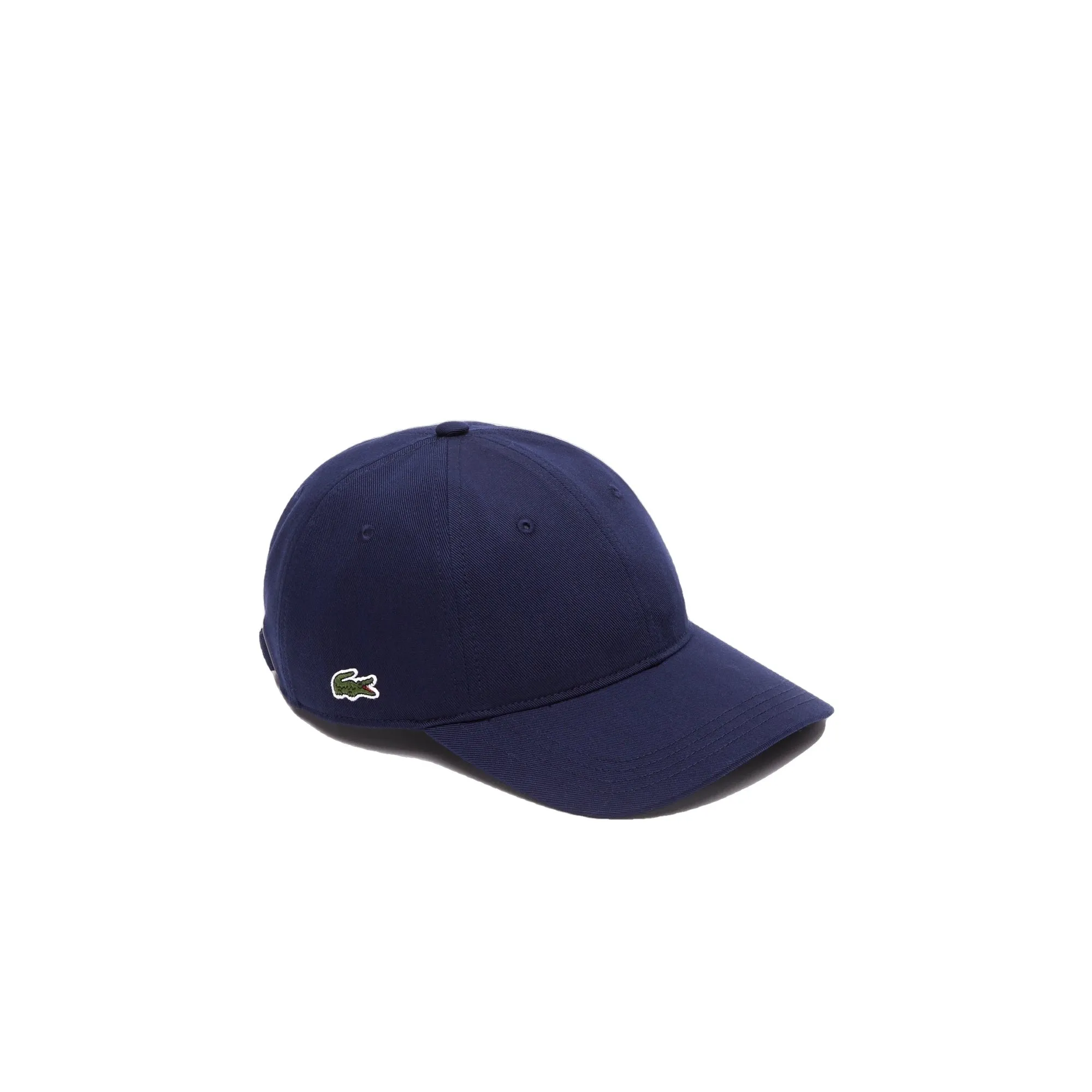 Lacoste - Casquette Marine en twill de coton biologique