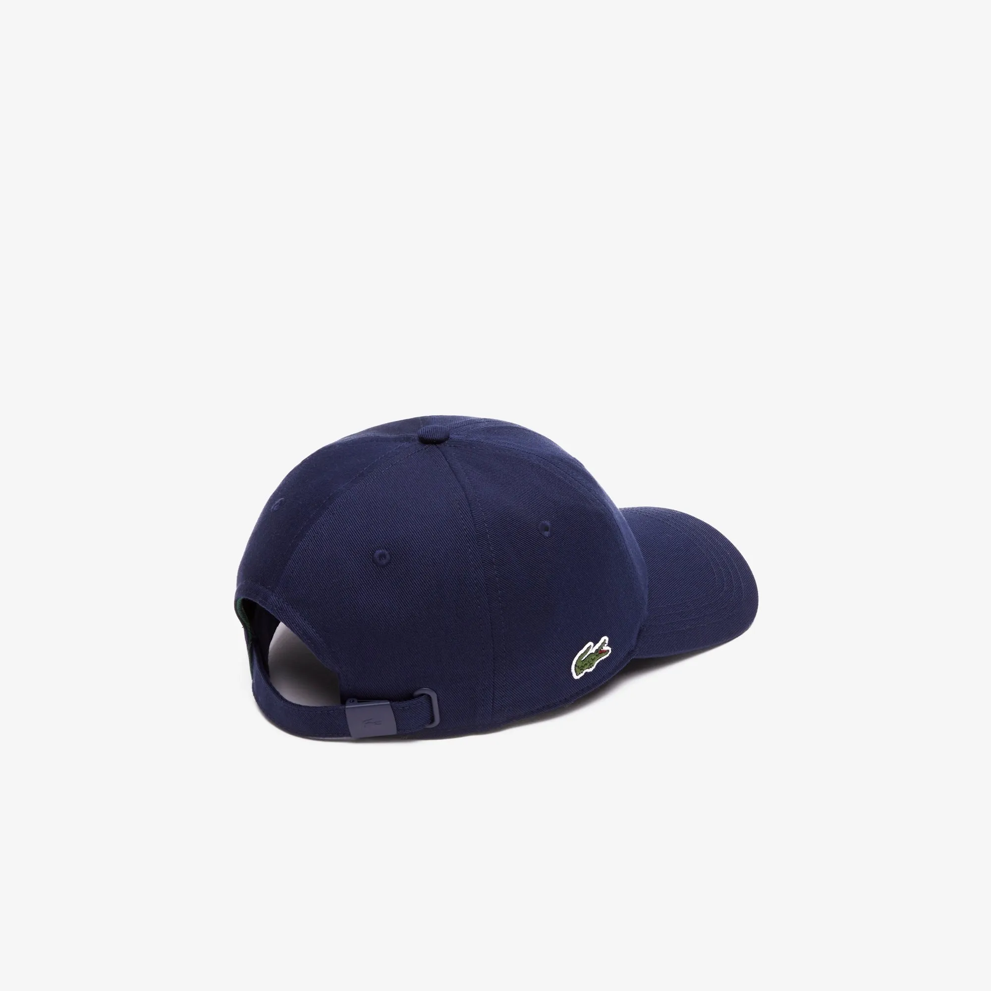 Lacoste - Casquette Marine en twill de coton biologique