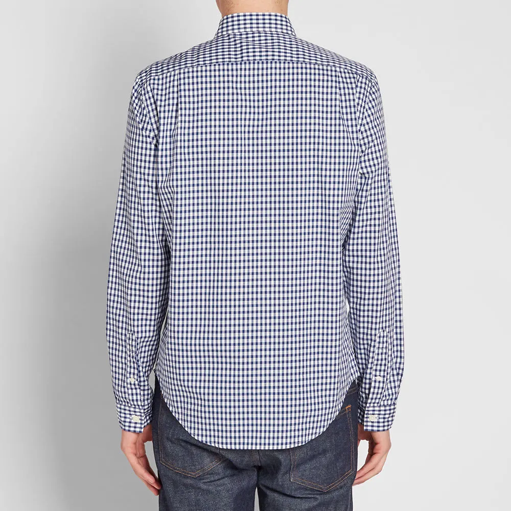 Lacoste Gingham ShirtNavy & White