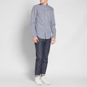 Lacoste Gingham ShirtNavy & White