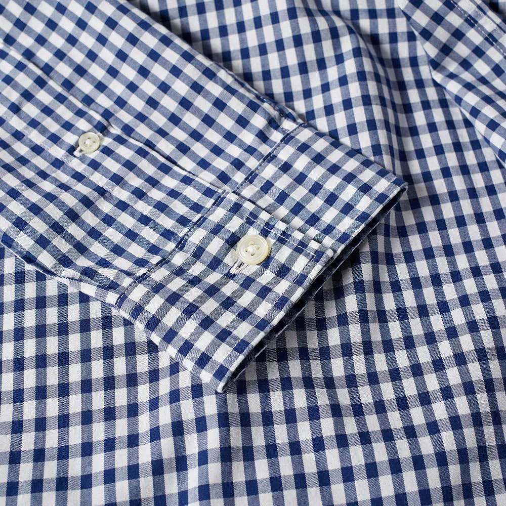 Lacoste Gingham ShirtNavy & White