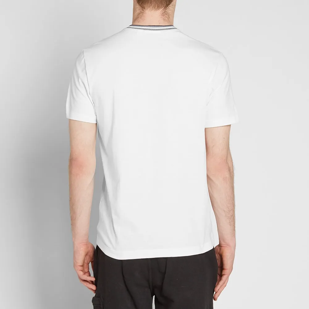 Lacoste Tipped Jersey TeeWhite