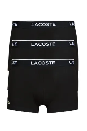 Lacoste Trunks 3-Pack Black