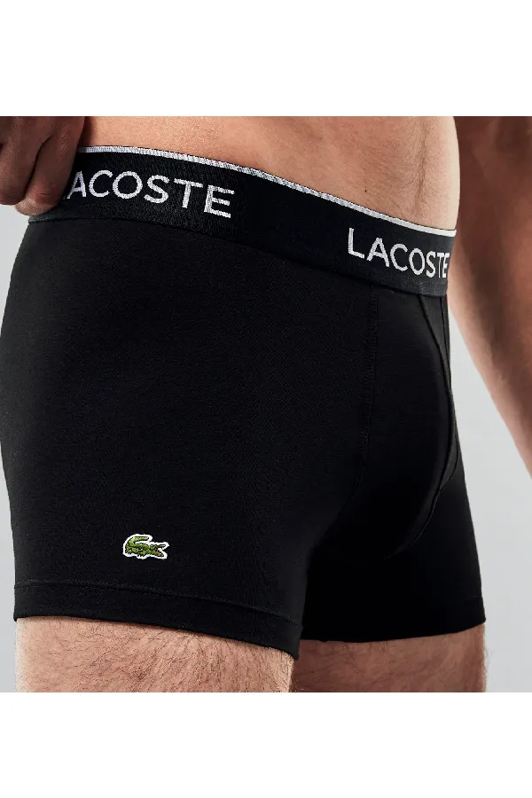 Lacoste Trunks 3-Pack Black