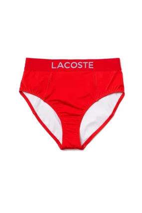 Lacoste Women Bikini Bottom Red