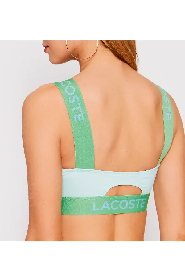 Lacoste Women Bikini Top Green