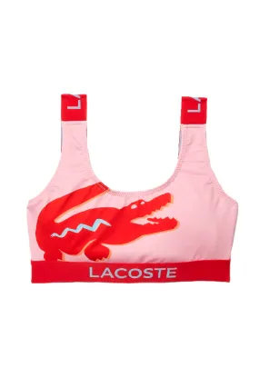 Lacoste Women Bikini Top Red