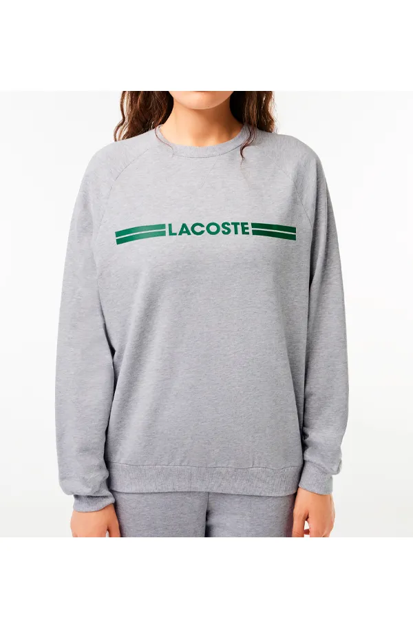 Lacoste Women Logo Sweatshirt Grey