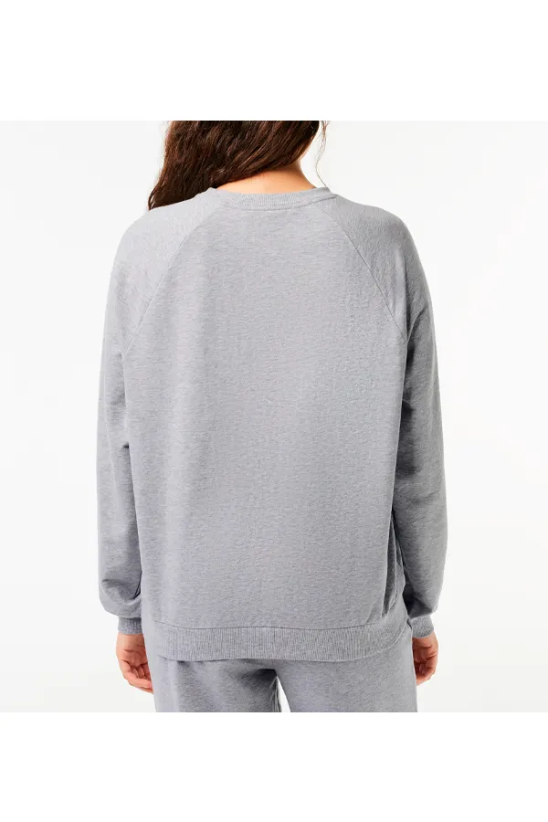 Lacoste Women Logo Sweatshirt Grey