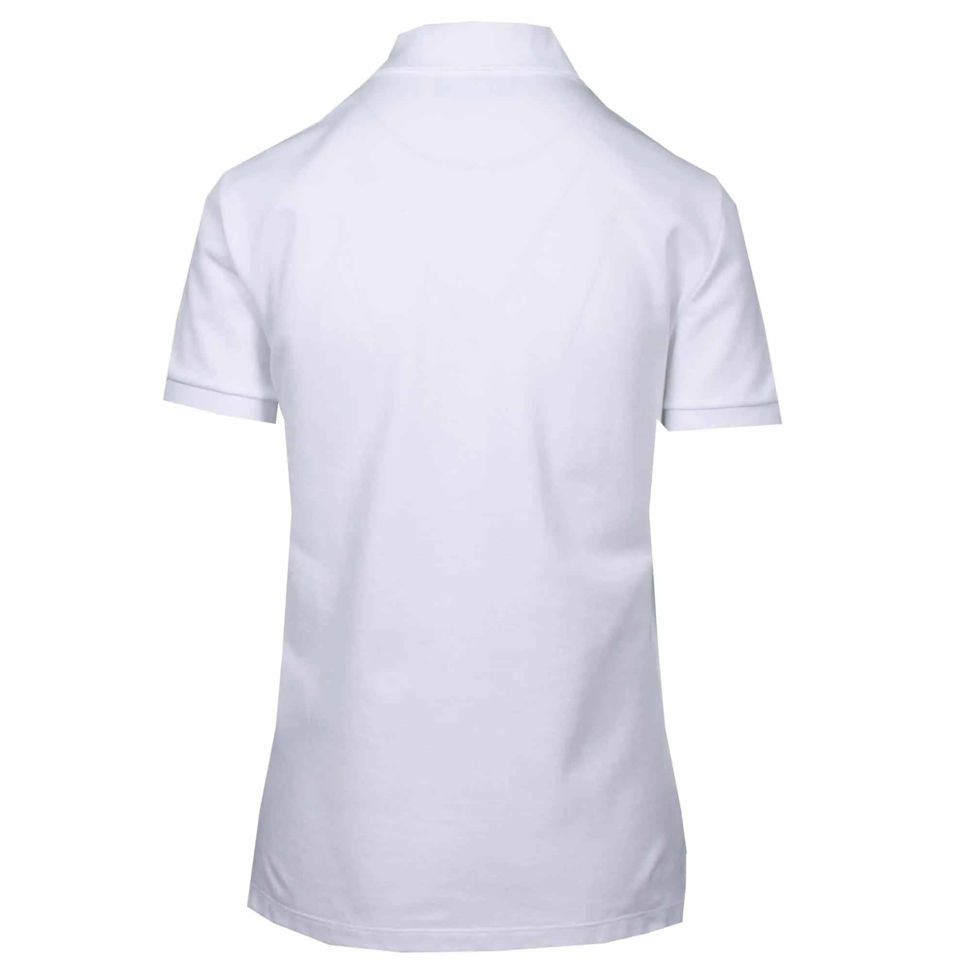 Ladies Lacoste Regular Fit Soft Cotton Petit Piqu Polo Shirt White