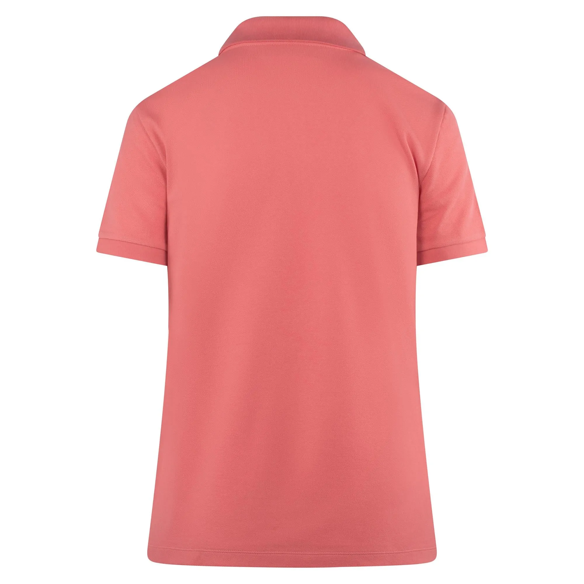 Ladies Lacoste Regular Fit Soft Cotton Petit Piqué Polo Shirt Pink