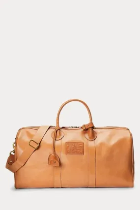 Large Icon Heritage Leather Duffle