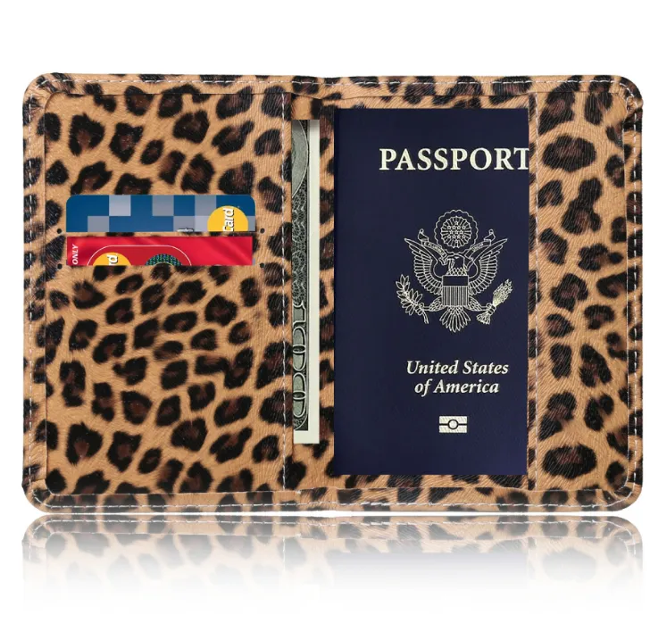 Leopard Passport Holders