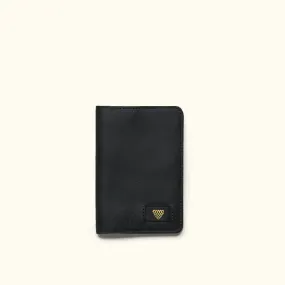 Limited Edition Jefferson Leather Passport Wallet | Black