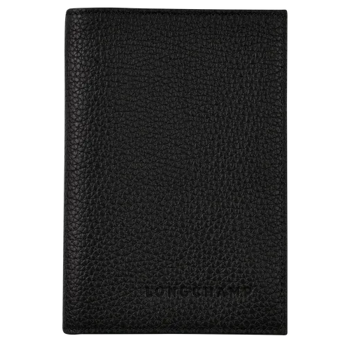 Longchamp - Passport Cover in Black