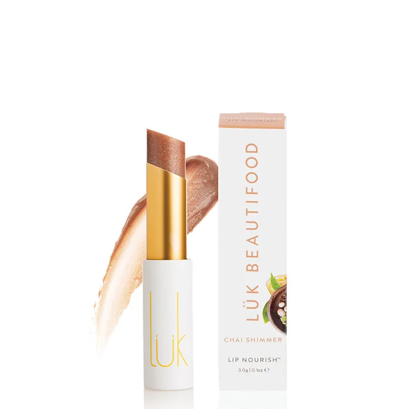 lük beautifood Lip Nourish - Chai Shimmer