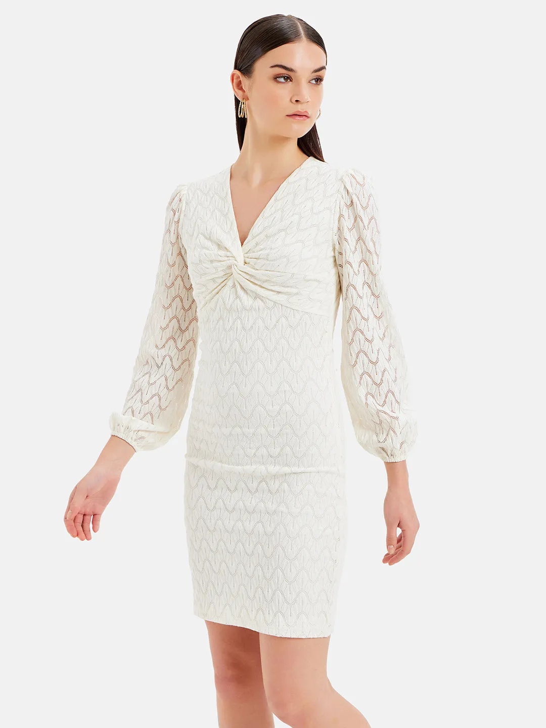 Madison Lace Midi Dress